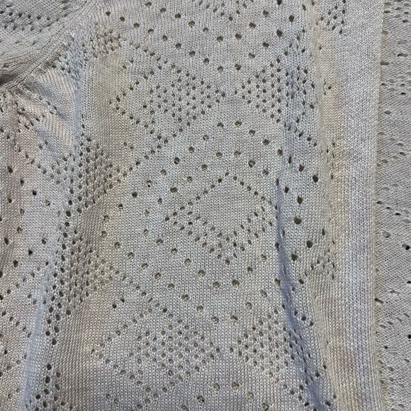 Cyrus Open Work Cardigan - Tan / S - Picture 2 of 4